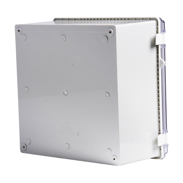 back-side view of enclosure